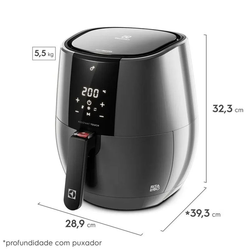 Fritadeira Elétrica Air Fryer EAF20 Electrolux 110V