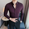 Camisa Social Masculina Listrada