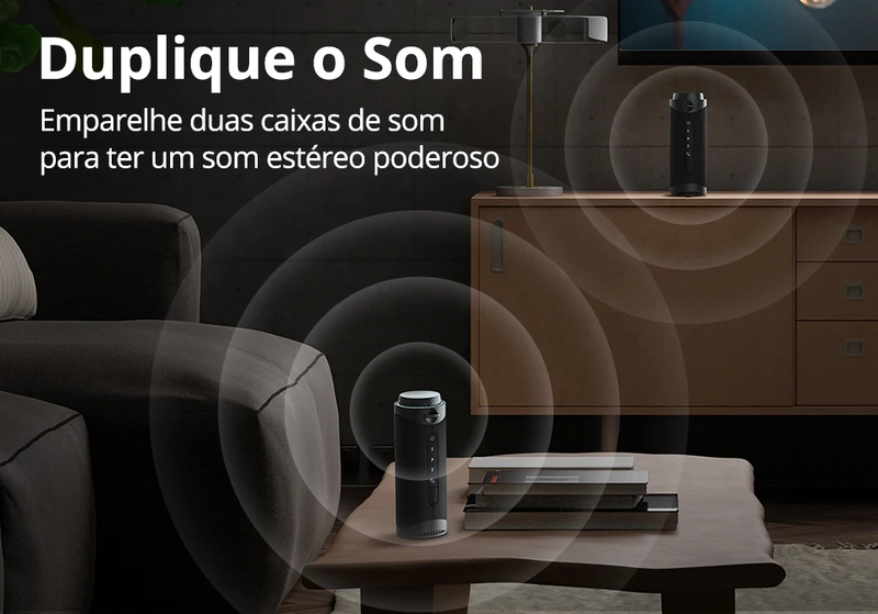 Caixa de Som Tronsmart T7 Alto-falante Bluetooth com Som Surround
