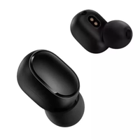 Fones de Ouvido Bluetooth 5.0 Dual LED Sem Fio Preto