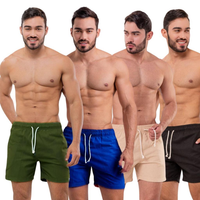 Kit com 4 Shorts Linho Premium Masculino