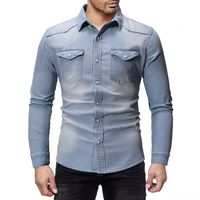 Camisa Jeans Masculina Urban Fit
