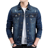 Jaqueta Jeans Distressed Classic