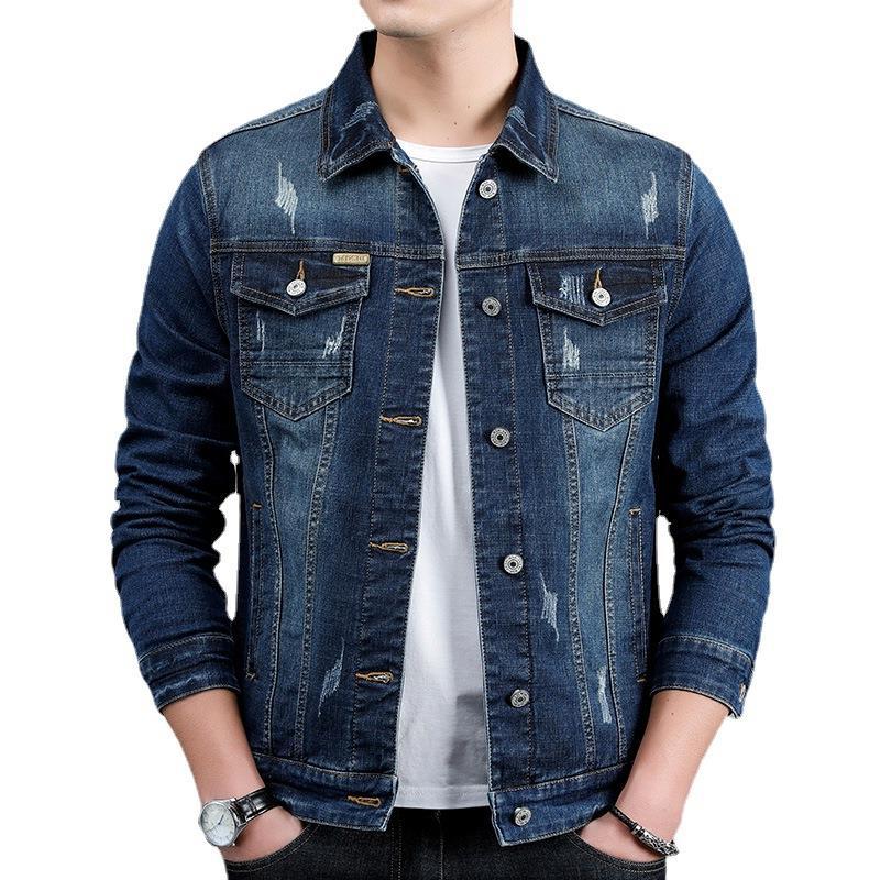 Jaqueta Jeans Distressed Classic