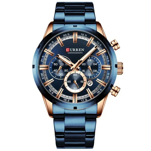 Relógio Curren Masculino de Luxo Original [Navigator Pro]