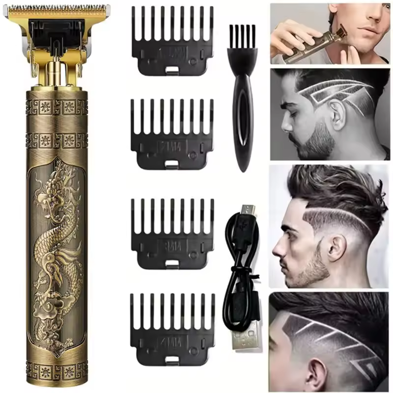 Barbeador Hair Trimmer YT-07 Maquina Dragão