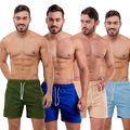 Kit com 4 Shorts Linho Premium Masculino