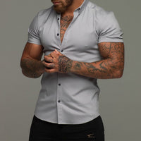 Camisa Social Masculina Slim Fit Lisa