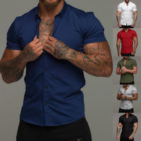 Camisa Social Masculina Slim Fit Lisa