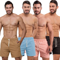 Kit com 4 Shorts Linho Premium Masculino