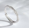 Anel Torcido de Prata 925