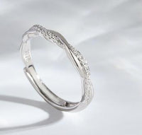 Anel Torcido de Prata 925