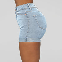Short Jeans Feminino High Stretch