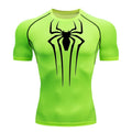 Camiseta De Compressão Homem aranha De Manga Curta e Manga Longa
