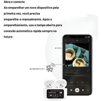 Fones A9 Pro Bluetooth com Display Touch