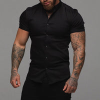 Camisa Social Masculina Slim Fit Lisa