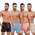 Kit com 4 Shorts Linho Premium Masculino