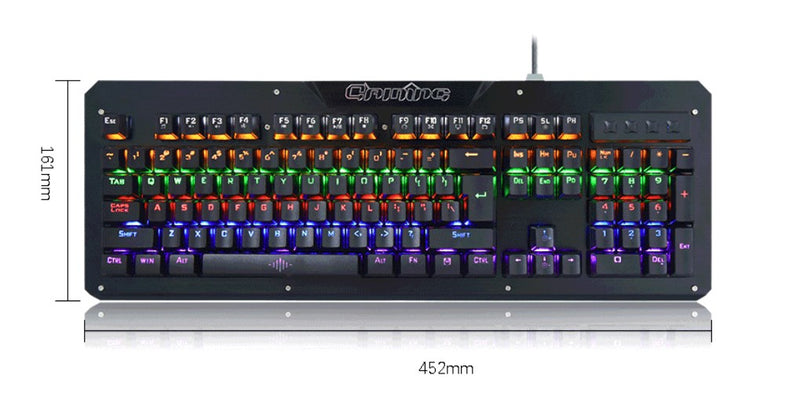 Teclado Gamer Mecanico Switch Blue Bk-GX1