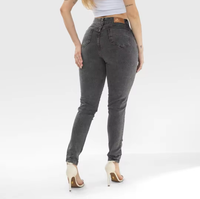 Calça Jeans Feminina Black Wash Cintura Alta