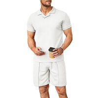 Conjunto Casual de Duas Peças Polo Classic Elite