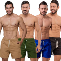 Kit com 4 Shorts Linho Premium Masculino