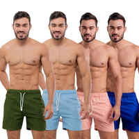 Kit com 4 Shorts Linho Premium Masculino