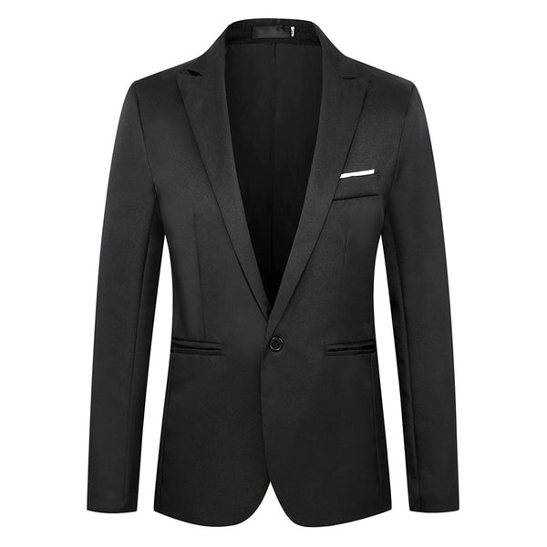 Blazer Daintiness Slim Casual de Um Botão Botão