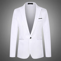 Blazer Daintiness Slim Casual de Um Botão Botão