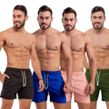 Kit com 4 Shorts Linho Premium Masculino
