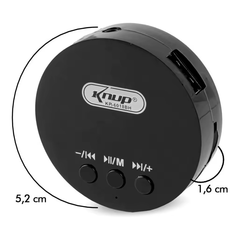 Caixa de Som Subwoofer 2.1 Portátil com LEDs