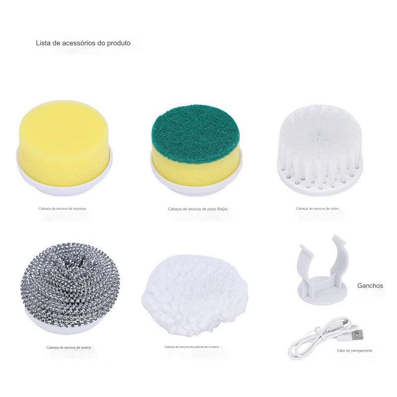 Super Escova Portátil de Limpeza 5 em 1