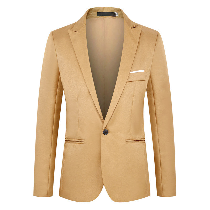 Blazer Daintiness Slim Casual de Um Botão Botão