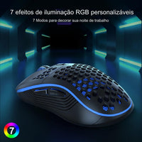 Mouse Gamer Sem Fio SGEYR 3 DPI
