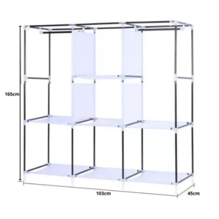 Guarda Roupa Portátil Dobrável Multifuncional