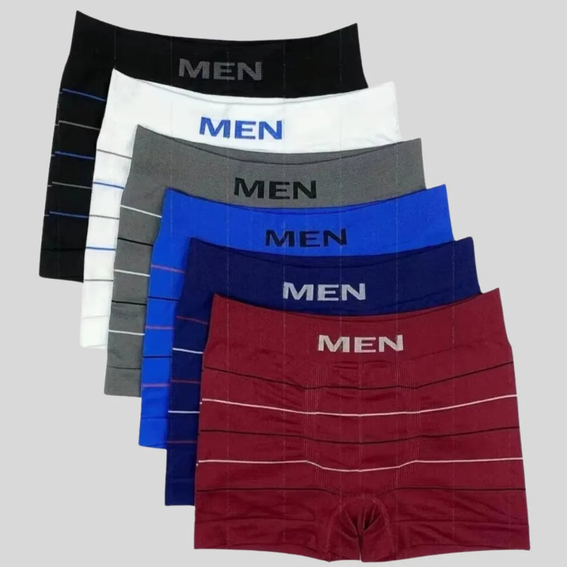 Kit com 6/12 Cuecas Boxer Masculinas de Microfibra