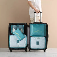 6 Kit Organizador de mala de viagem