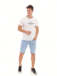 Bermuda Jeans Masculina Modelo Claro Premium