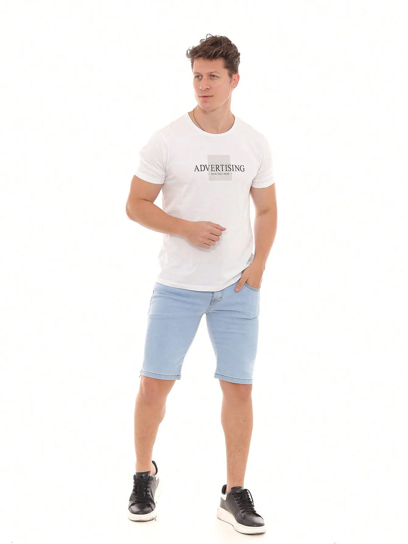 Bermuda Jeans Masculina Modelo Claro Premium