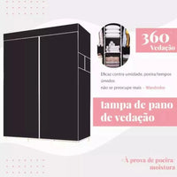 Guarda Roupa Portátil Dobrável Multifuncional