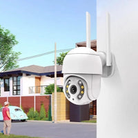 Câmera de Segurança Ip A8 Wifi Externa Hd Sensor De Movimento Ptz Speed Dome