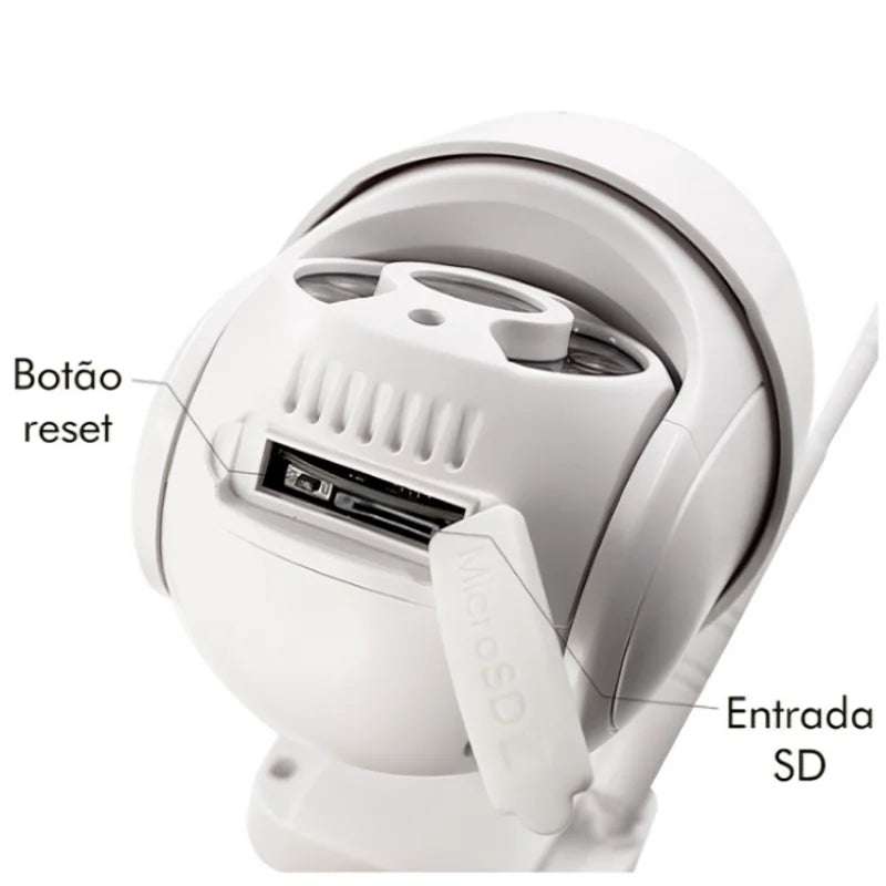 Câmera de Segurança Ip A8 Wifi Externa Hd Sensor De Movimento Ptz Speed Dome