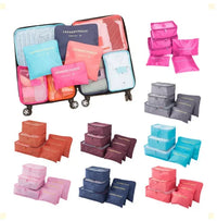 6 Kit Organizador de mala de viagem