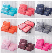 6 Kit Organizador de mala de viagem