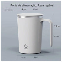 Caneca de Café com Agitação Magnética Automática
