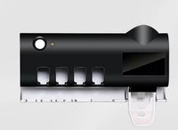 Porta Escova de Dentes com Dispenser (Sem ou Com Esterilizador UV Automático)