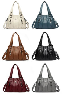 Bolsa Kangaroo de Luxo Minimalista em Couro