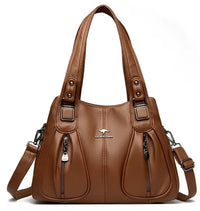 Bolsa Kangaroo de Luxo Minimalista em Couro