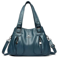 Bolsa Kangaroo de Luxo Minimalista em Couro