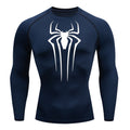 Camiseta De Compressão Homem aranha De Manga Curta e Manga Longa