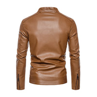 Jaqueta Masculina de Inverno em Couro Legítimo - Banger